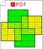 Special samourai sudoku puzzle pdf.